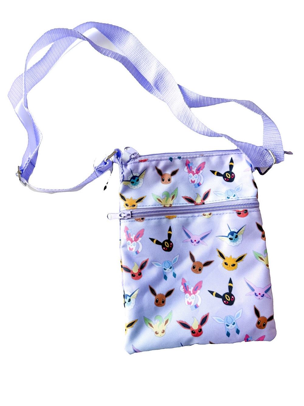 Pokemon Eevee Evolutions Passport Crossbody Bag